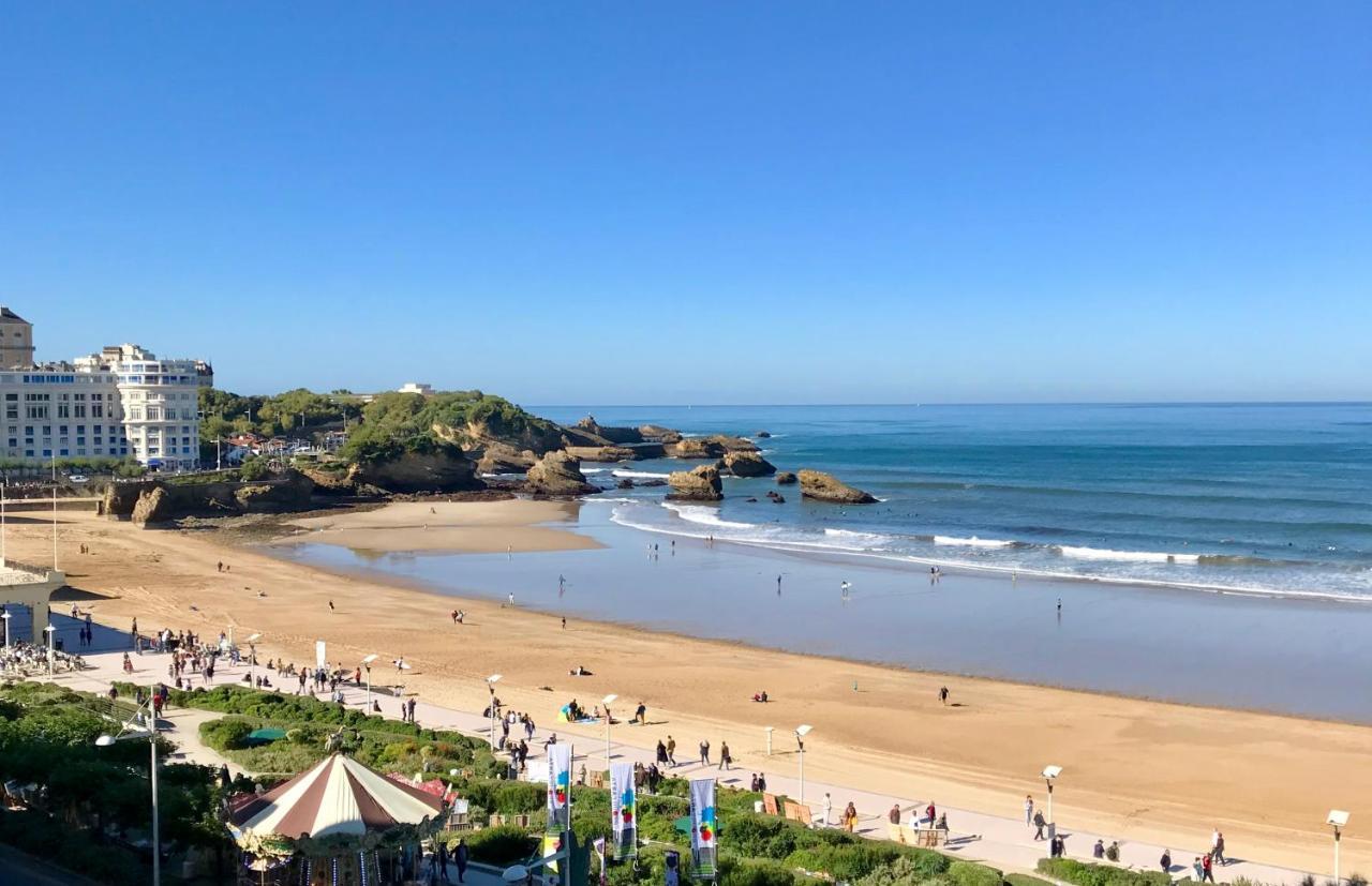 L'Ocean A Perte De Vue, La Grande Plage A Vos Pieds Biarritz Ngoại thất bức ảnh