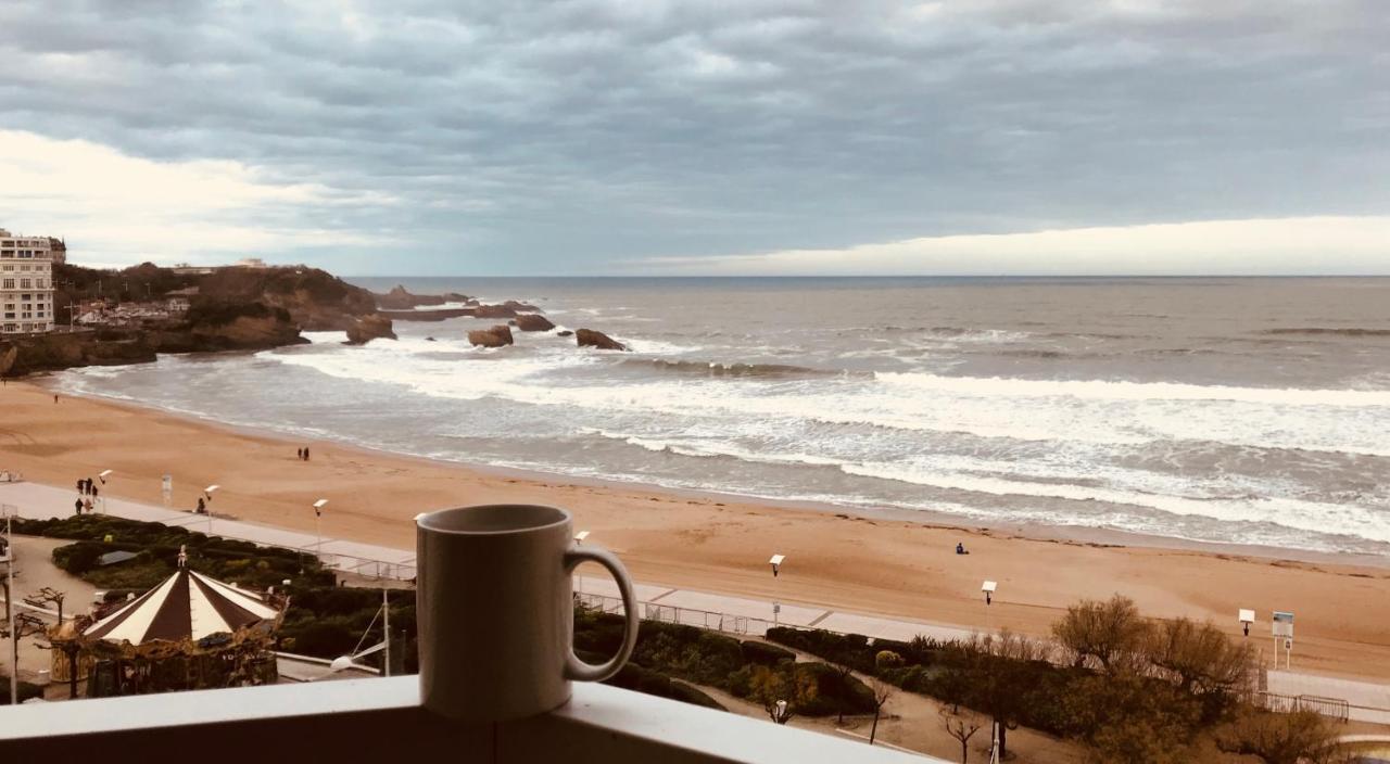 L'Ocean A Perte De Vue, La Grande Plage A Vos Pieds Biarritz Ngoại thất bức ảnh